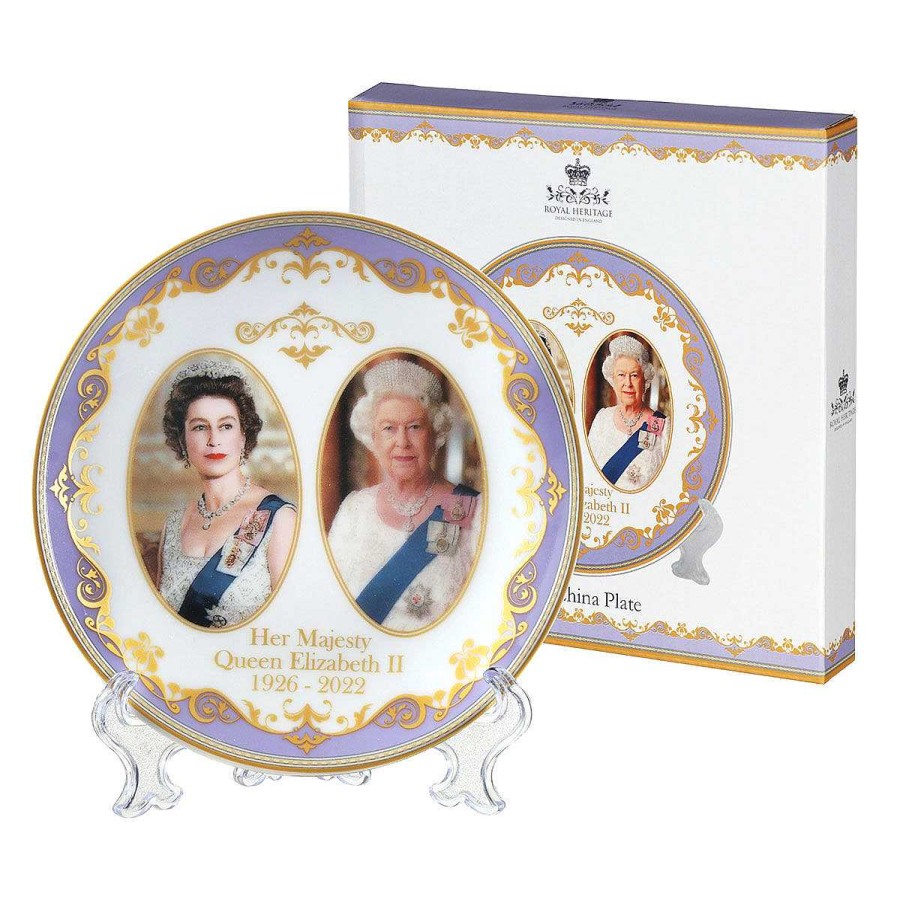 Plates | Temptation Gifts Her Majesty Queen Elizabeth Ii Commemorative 6 Inch Plate