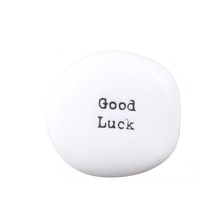 Keepsake Gifts | East of India East Of India 'Good Luck' Sentimental Pebble