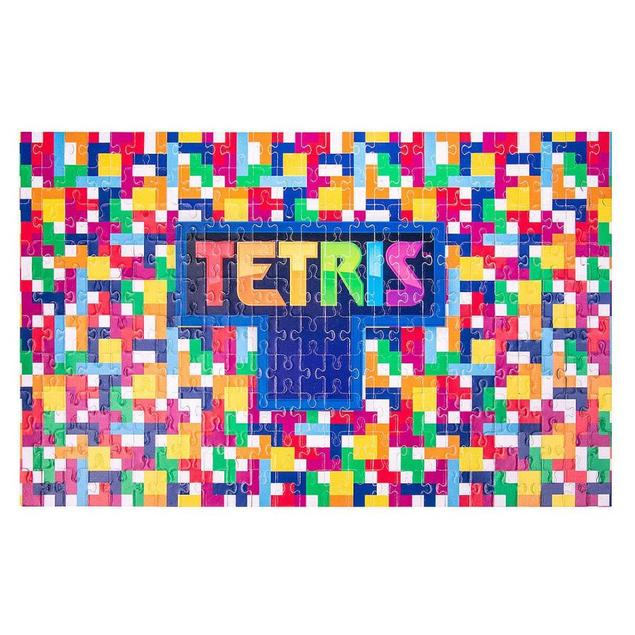 Retro | Temptation Gifts Tetris 250-Piece Impossible Double-Sided Puzzle