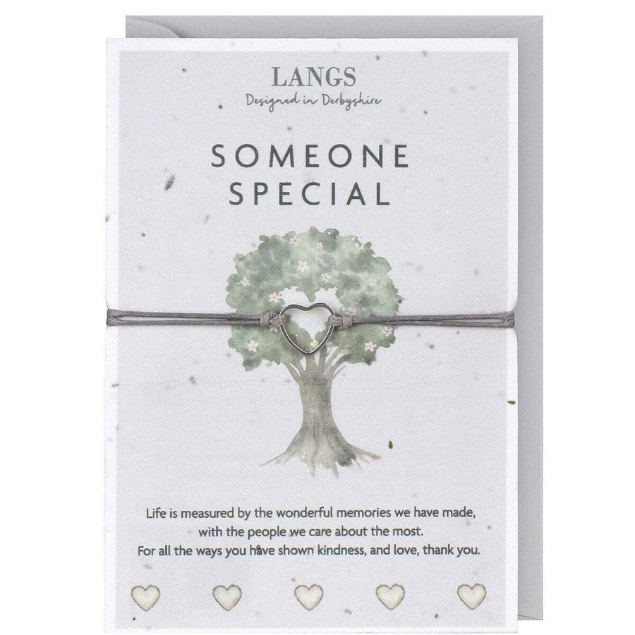 Seed Cards | Langs Langs 'Someone Special' Bracelet & Plantable Seed Card