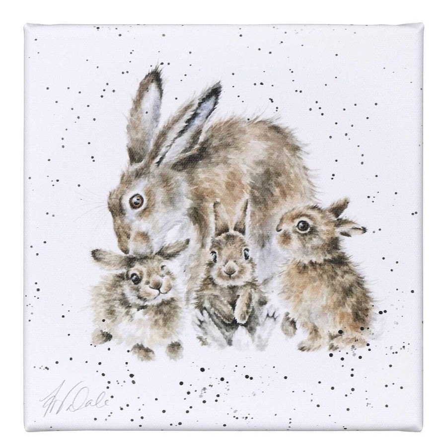 Art Prints | Wrendale Wrendale 'Furever And Always' Rabbit Small Canvas