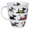 Pet Accessories | Dunoon Dunoon On The Run Dog Nevis Shaped Mug