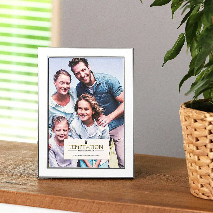 Photo Albums & Frames | Temptation Temptation White Edged Photo Frame 5X7