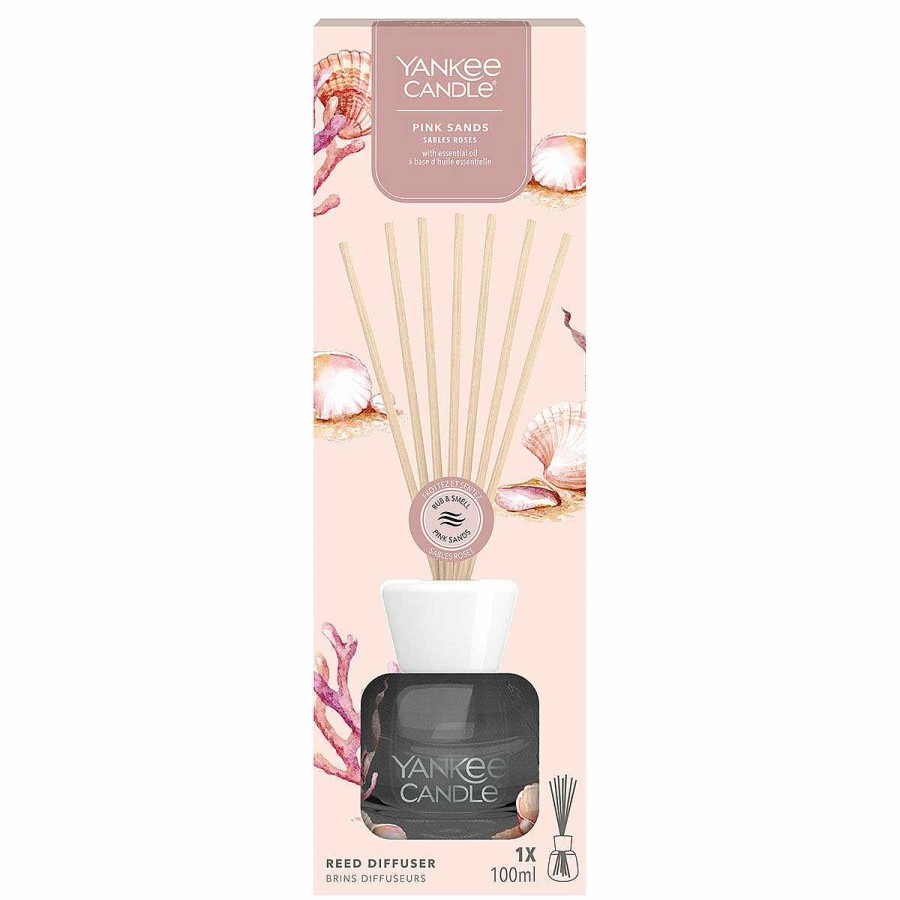 Reed Diffusers | Yankee Candle Yankee Candle Pink Sands 100Ml Signature Reed Diffuser