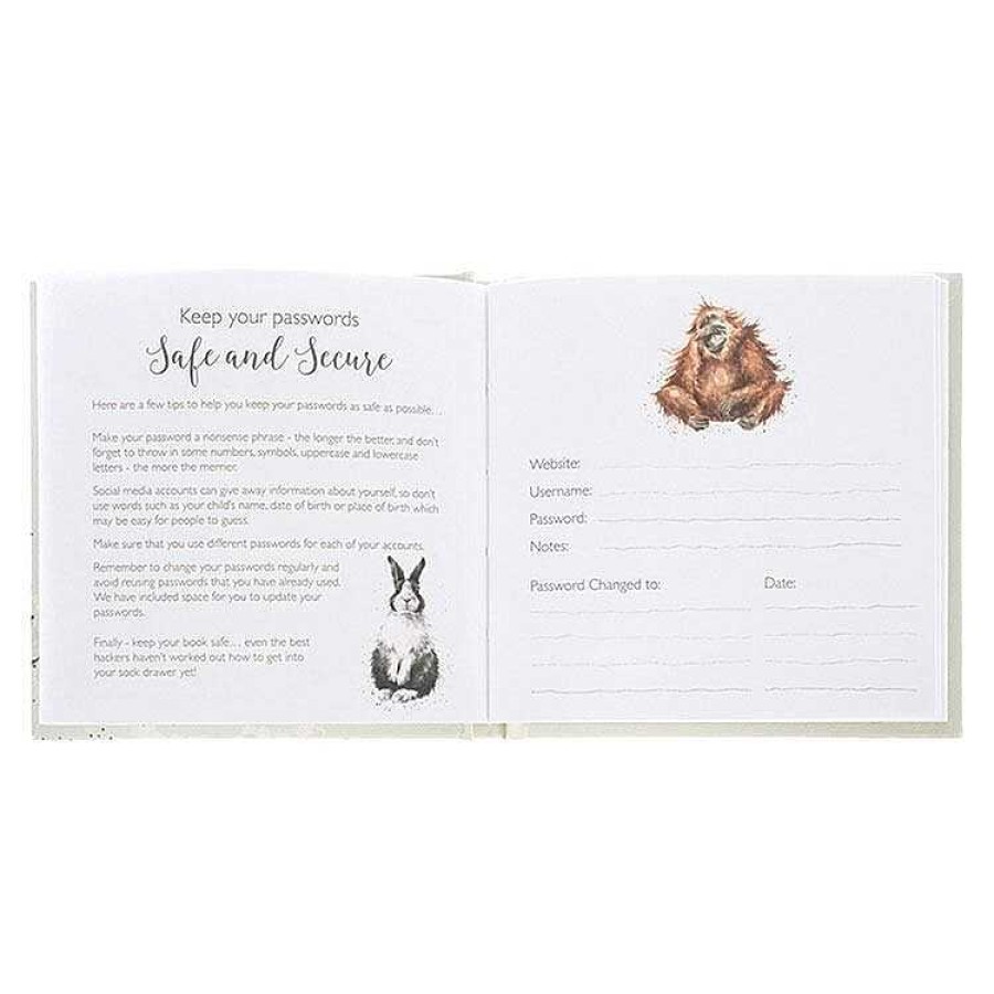 Desk Accessories | Wrendale Wrendale 'New Beginning' Hedgehog Password Book