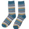 Styles | Mr Heron Mr Heron Denim Stripes Men'S Bamboo Socks