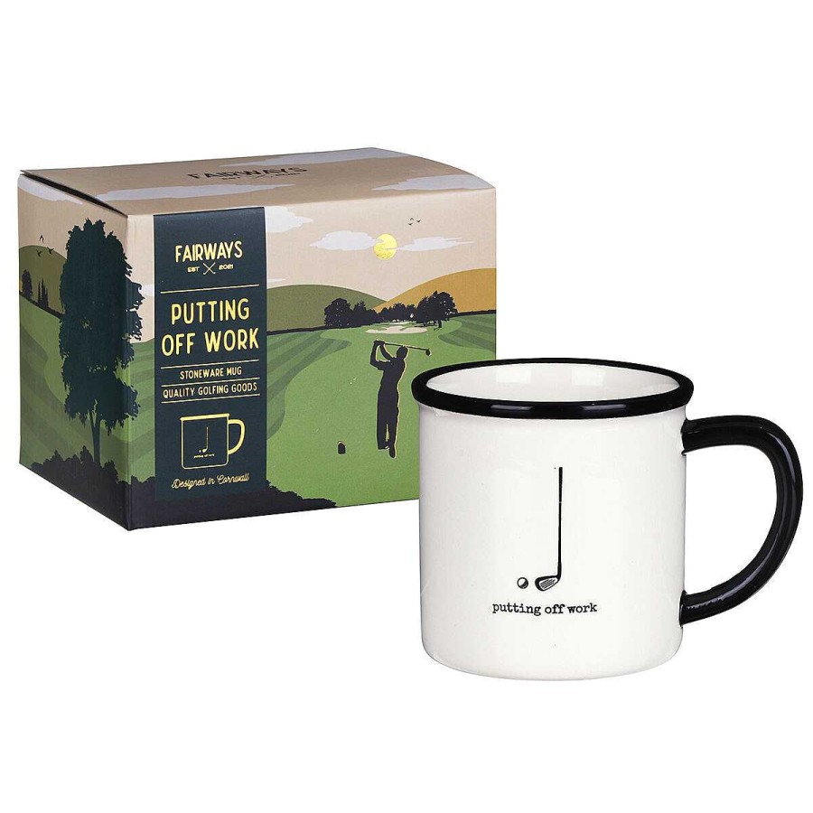 Sports, Games & Hobbies | CGB Giftware Cgb Giftware Fairways 'Putting Off Work' Golf Stoneware Mug