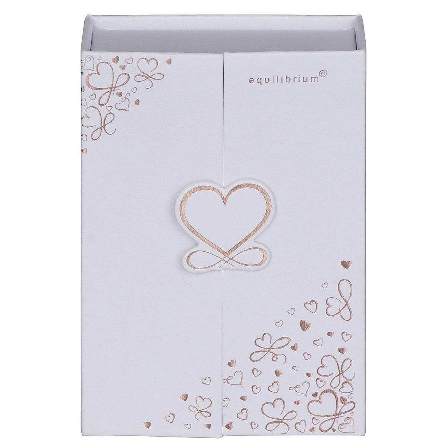 Bridal Jewellery | Equilibrium Equilibrium Two Tone Trio Of Hearts Necklace & Earrings Gift Set