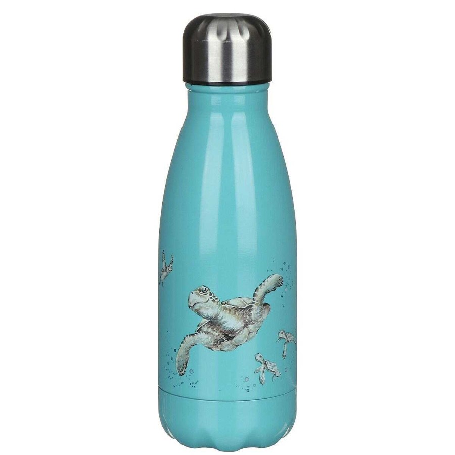 Water Bottles | Wrendale Wrendale 'Swimming School' Turtle 260Ml Water Bottle