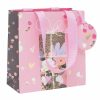 Small Gift Bags | Glick Glick Stephanie Dyment Pink Present Small Gift Bag