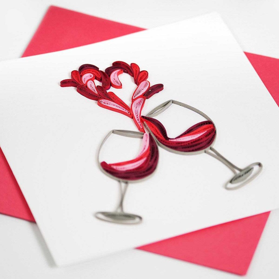 Romantic Cards | Origamo Origamo Quilling 'Love Toast' Card