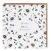 Get Well Soon | Toasted Crumpet Toasted Crumpet Bumblebees White 'Get Well Soon' Card