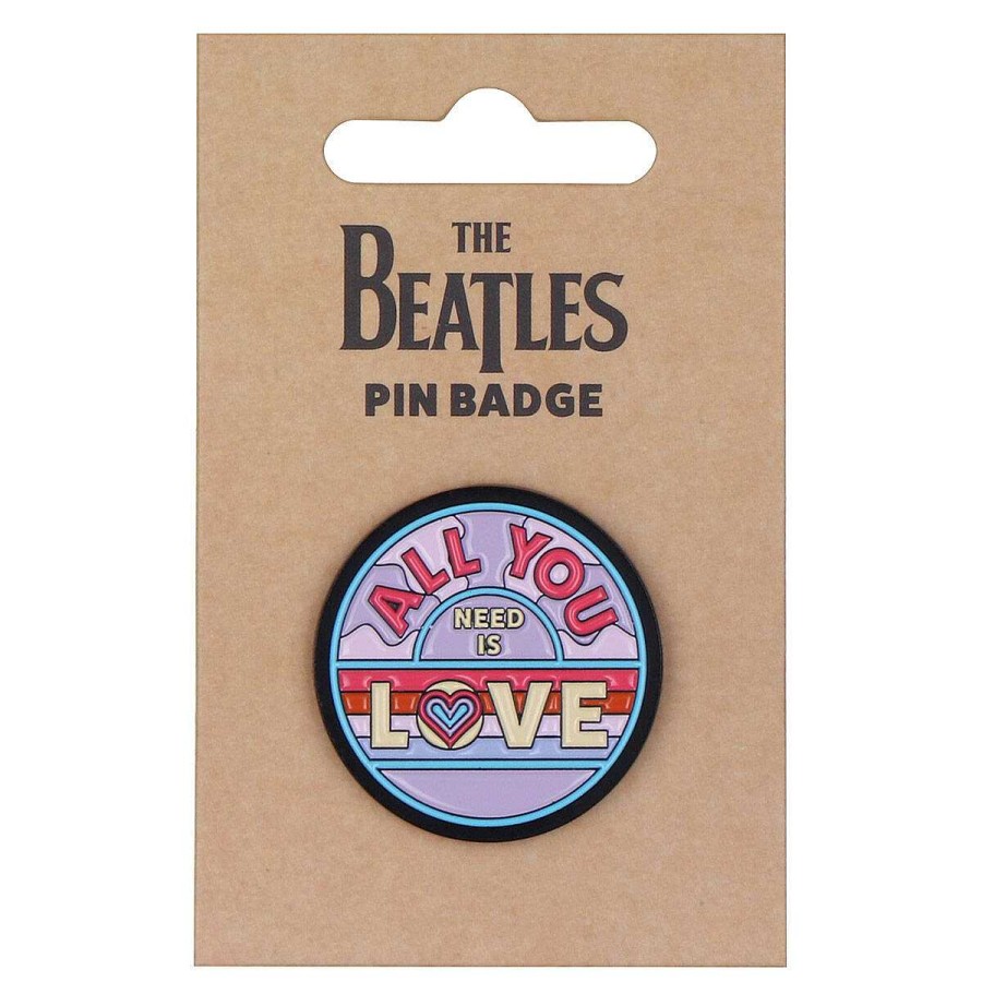 Brooches & Pin Badges | The Beatles The Beatles 'All You Need Is Love' Pin Badge