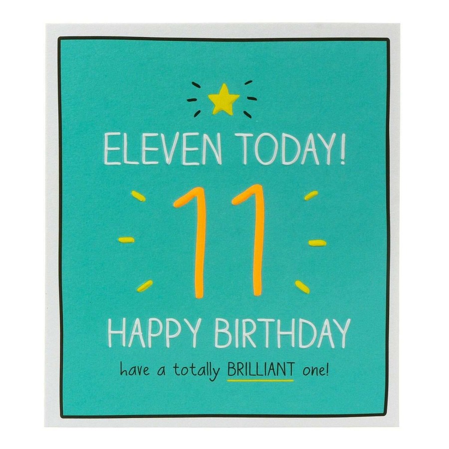 Age Cards | Happy Jackson Happy Jackson 11 Today Birthday Card