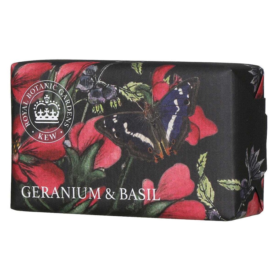 Soaps | The English Soap Company The English Soap Company Geranium & Basil Shea Butter Soap 240G