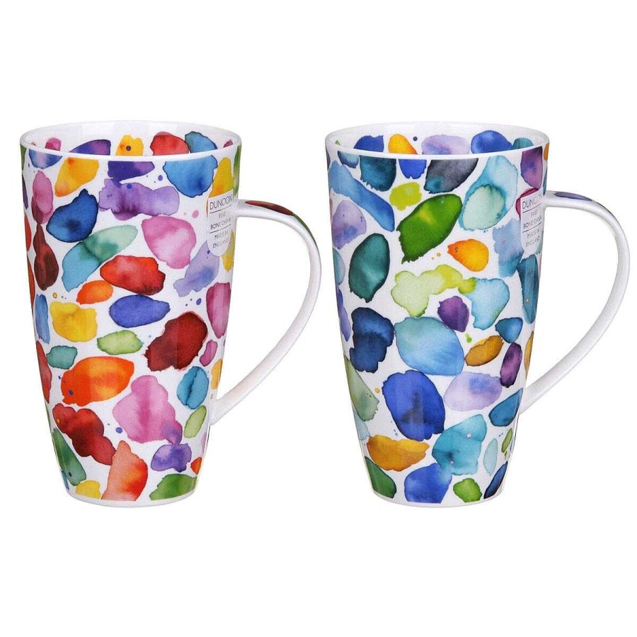 Mug Sets | Dunoon Dunoon Blobs! Henley Set Of 2 Mugs