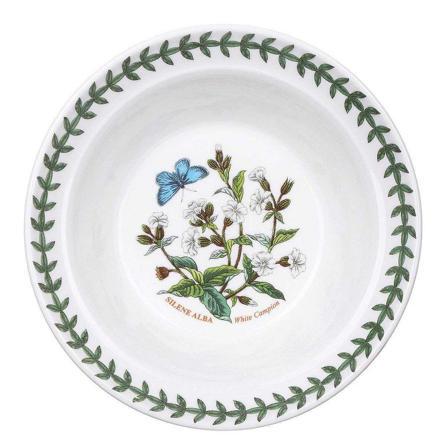 Bowls | Botanic Garden Botanic Garden White Campion 6 Inch Oatmeal Bowl