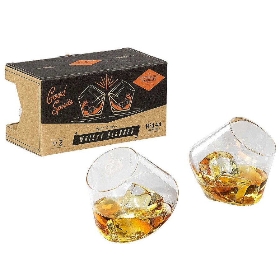 Food & Drink | Gentlemen's Hardware Gentlemen'S Hardware Set Of Two Rocking Whisky Glasses