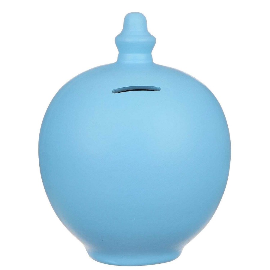 Money Pots | Temptation Temptation Personalisable Light Blue Money Pot