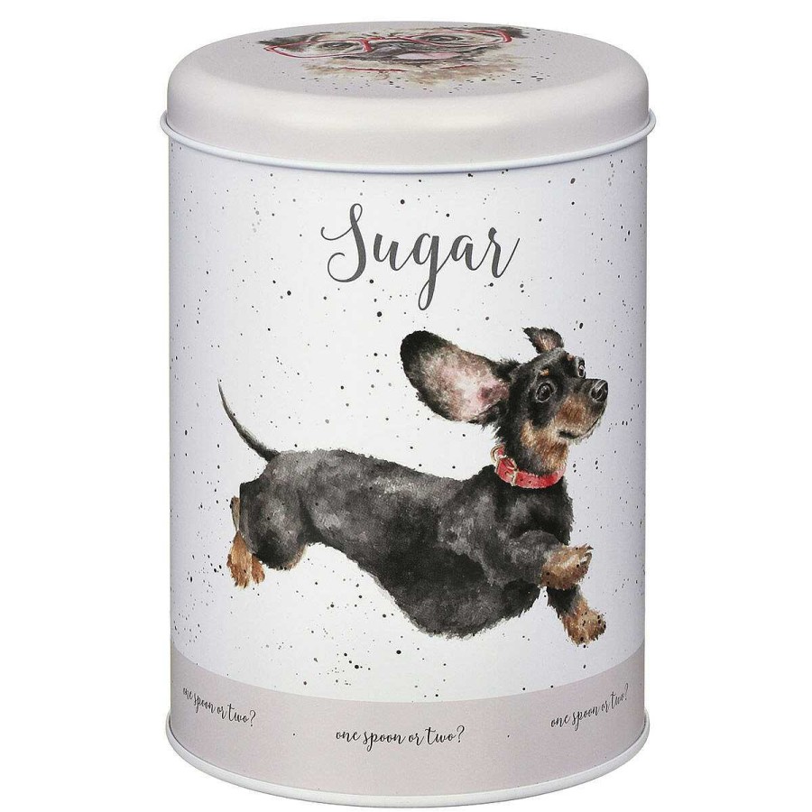 Kitchenware | Wrendale Wrendale A Dog'S Life Tea, Coffee, Sugar Canisters