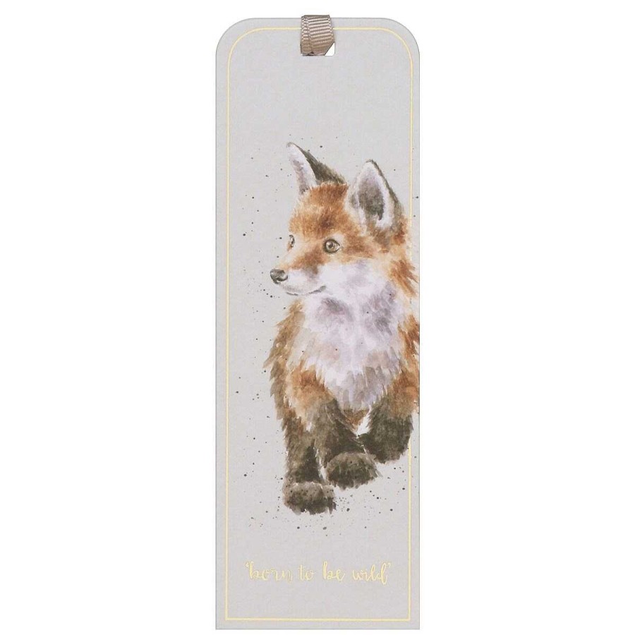 Bookmarks | Wrendale Wrendale 'Born To Be Wild' Fox Bookmark