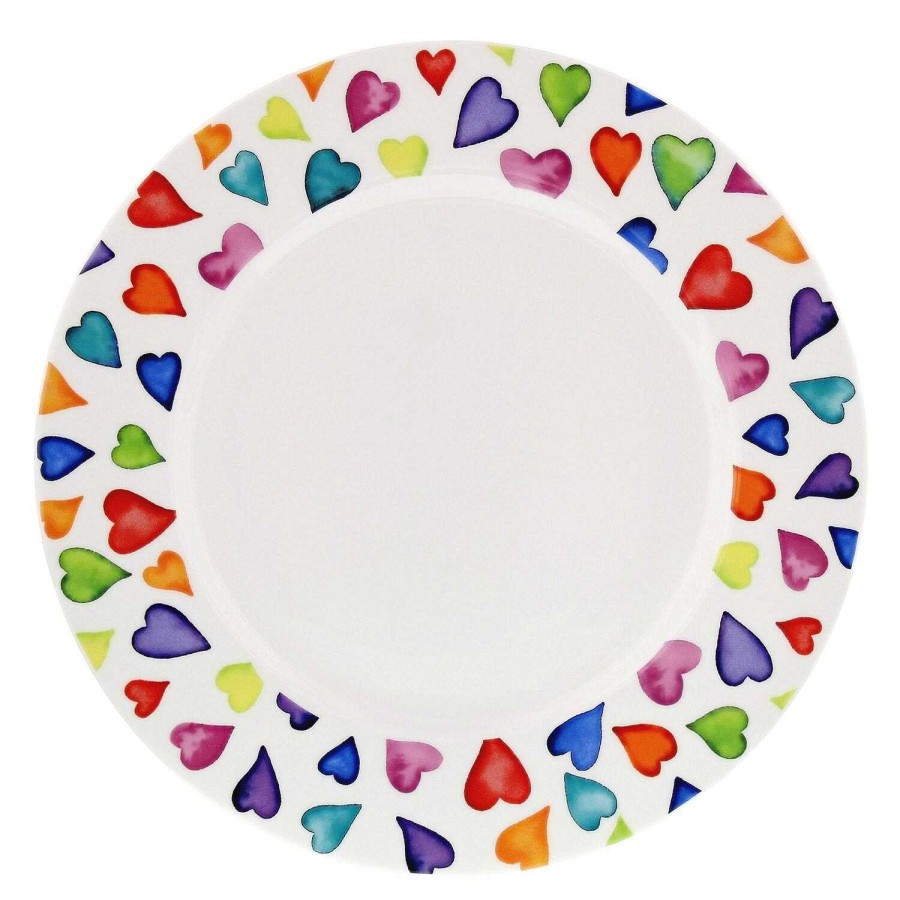 Plates | Dunoon Dunoon Warm Hearts 22Cm Boxed Cake Plate