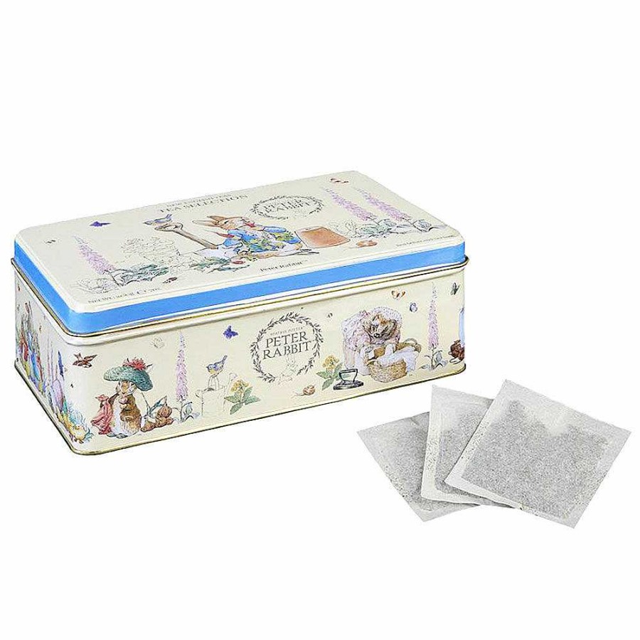 Tea | New English Teas New English Teas Beatrix Potter Peter Rabbit Tea Selection Tin With A 100 Tea Bags Selection