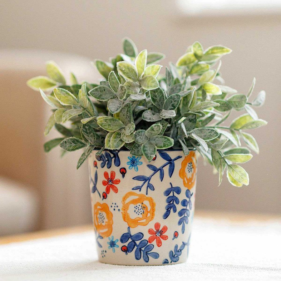 Planters | Langs Langs Multi Floral Plant Pot