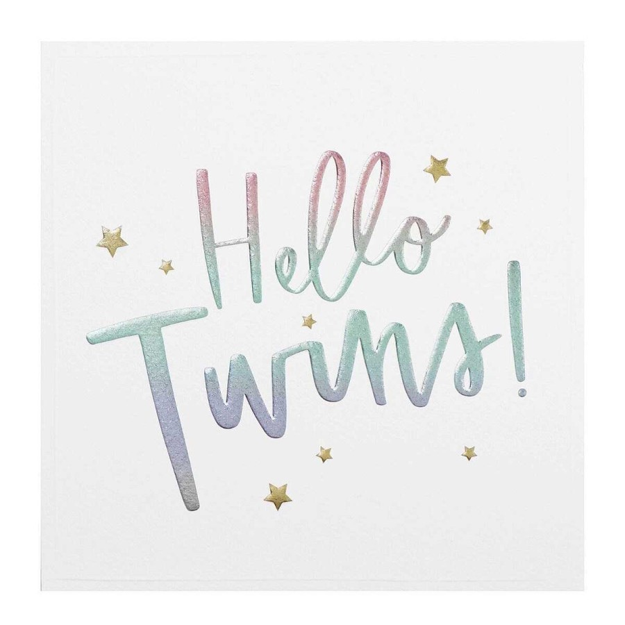 New Baby | Paperlink Paperlink Cloud Nine Hello Twins New Babies Card