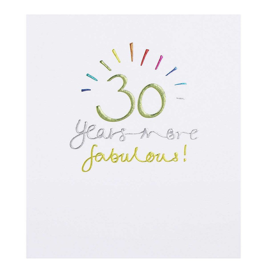 Cards For Her | Paperlink Paperlink Mimosa 30 Years More Fabulous Birthday Card