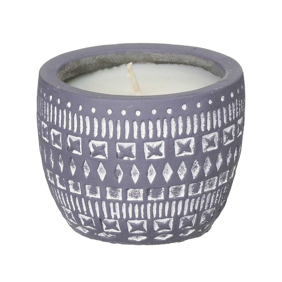 Ceramic Candles | Paddywax Paddywax Sonora 85G Wildflowers & Birch Concrete Soy Candle