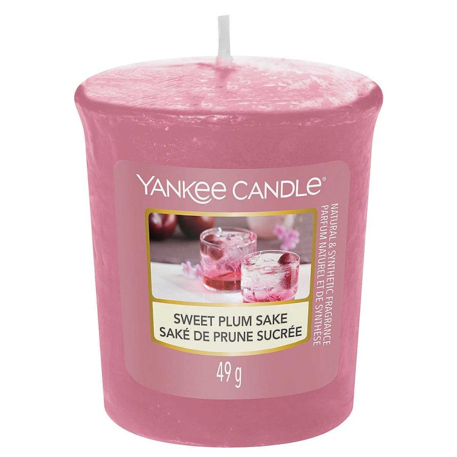 Votive Candles | Yankee Candle Yankee Candle Sweet Plum Sake Sampler Votive Candle