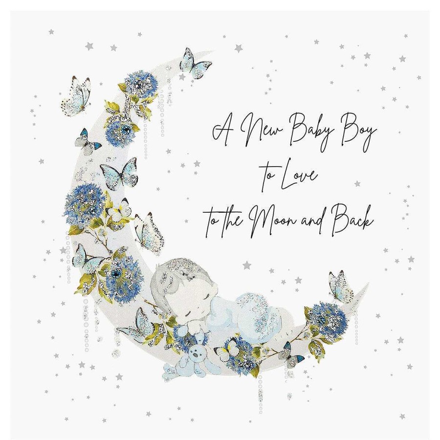 New Baby | Five Dollar Shake Five Dollar Shake Mimosa Moon Baby Boy New Baby Card