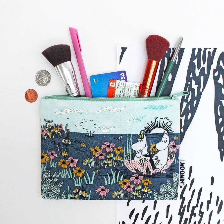 Make Up Bags | House Of Disaster House Of Disaster Moomin Lotus Large Pouch