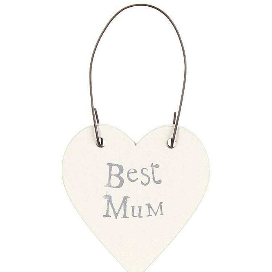 Mum | East of India East Of India Best Mum - 3Cm Little Heart On Wire