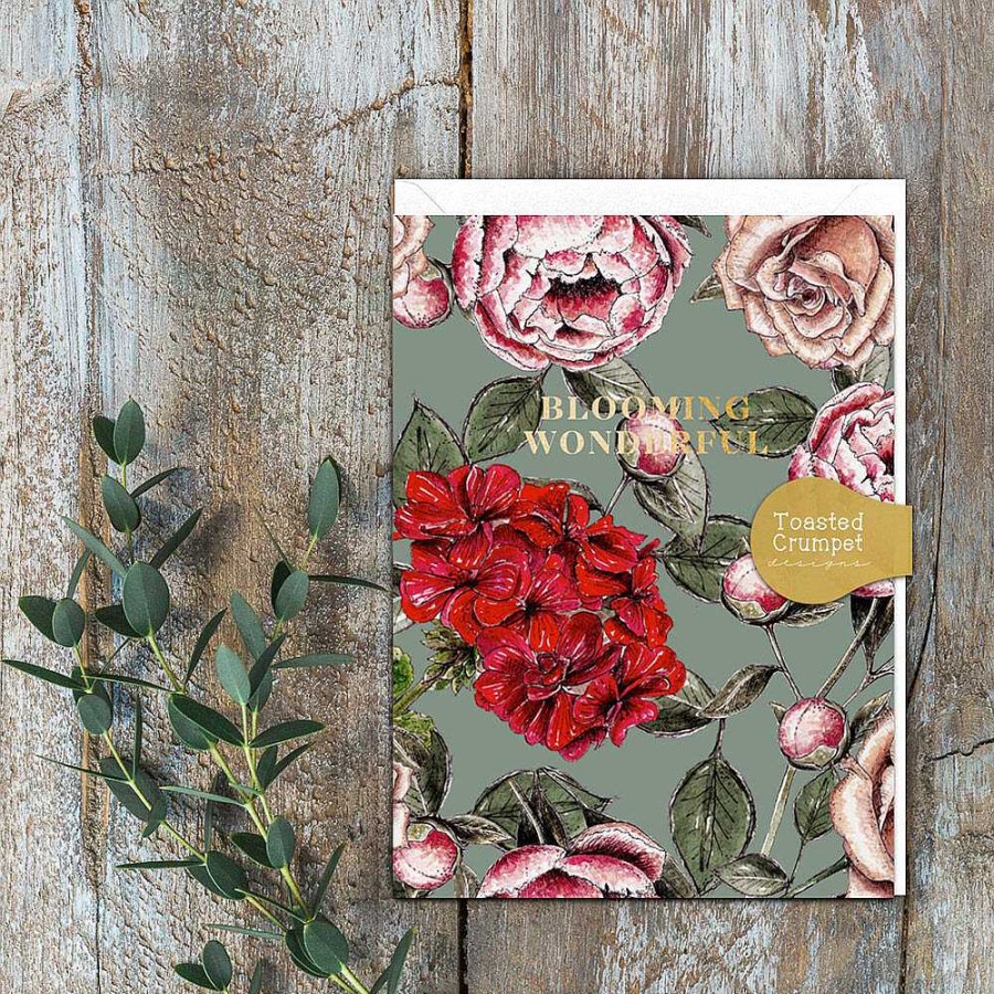 Thank You | Toasted Crumpet Toasted Crumpet In Full Bloom 'Blooming Wonderful' Mini Card