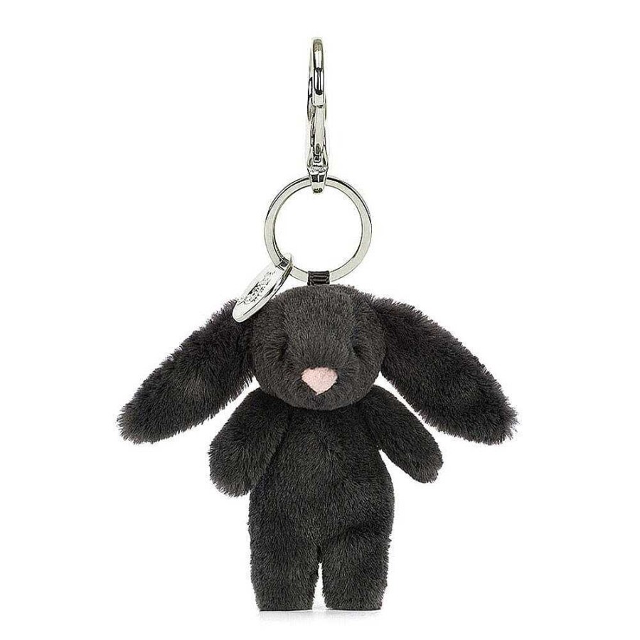 Keyrings & Key Clips | Jellycat Jellycat Bashful Bunny Inky Bag Charm