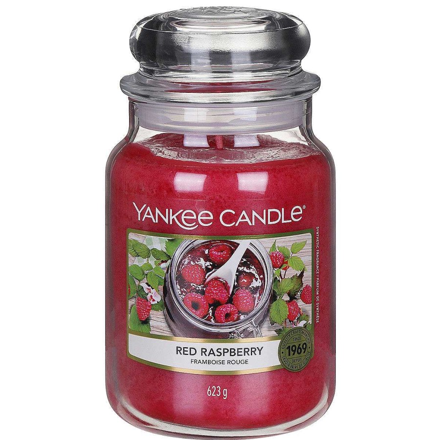 Jar Candles | Yankee Candle Yankee Candle Red Raspberry Large Jar Candle