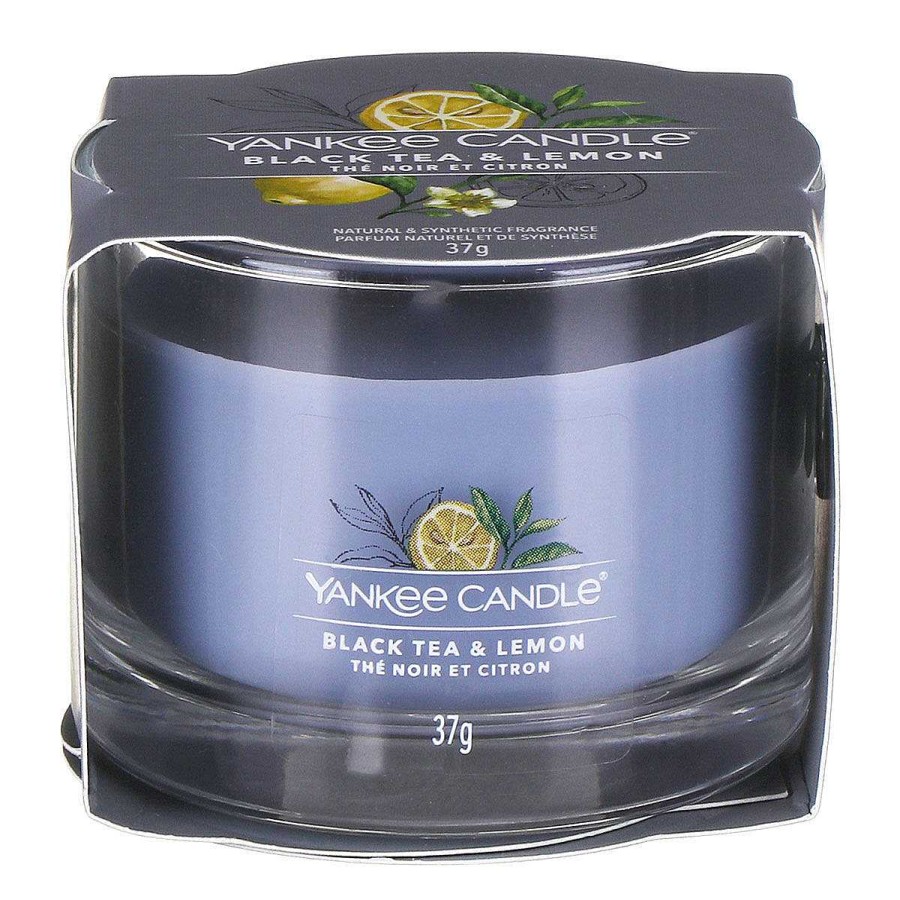 Aromatherapy | Yankee Candle Yankee Candle Black Tea & Lemon Single Signature Filled Votive