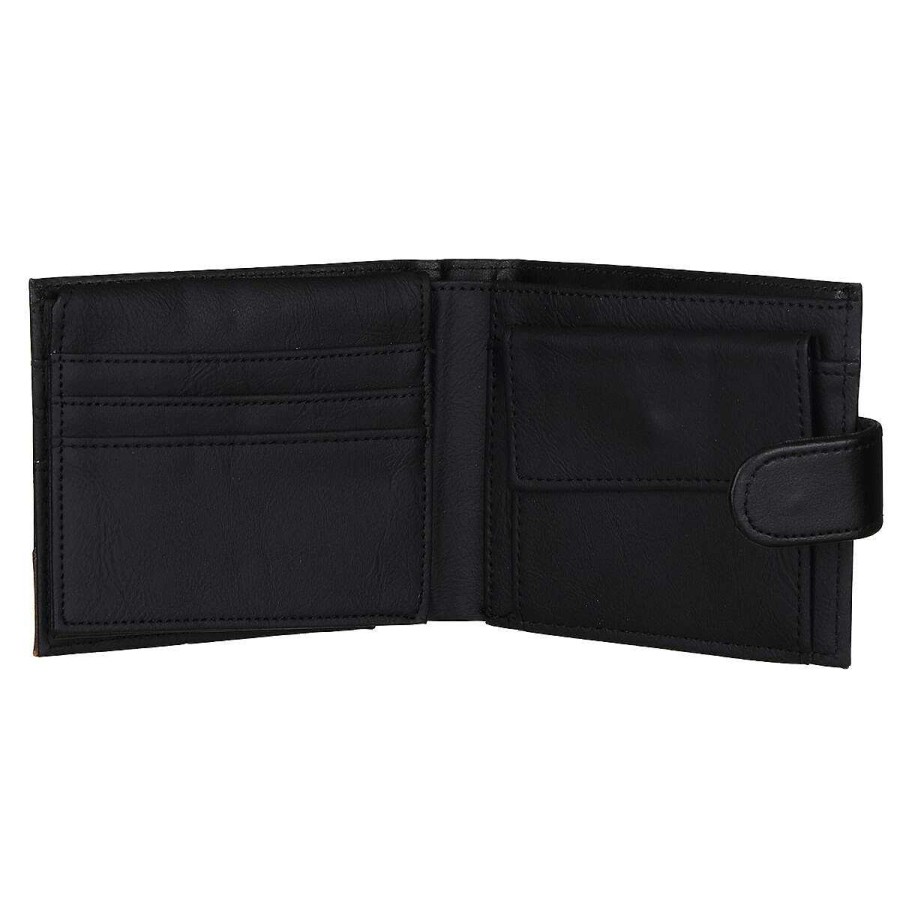 Son | Equilibrium Equilibrium Men'S Rfid Wallet Black & Tan