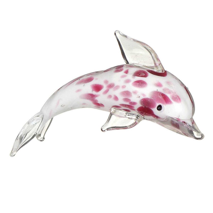 Grandmother | Temptation Temptation Glass Spotty Pink Dolphin