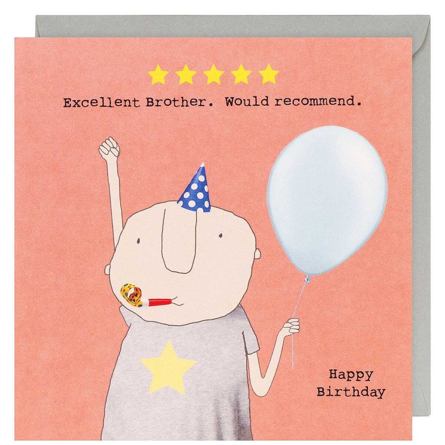 By Recipient | Rosie Made A Thing Rosie Made A Thing Five Star Brother Birthday Card