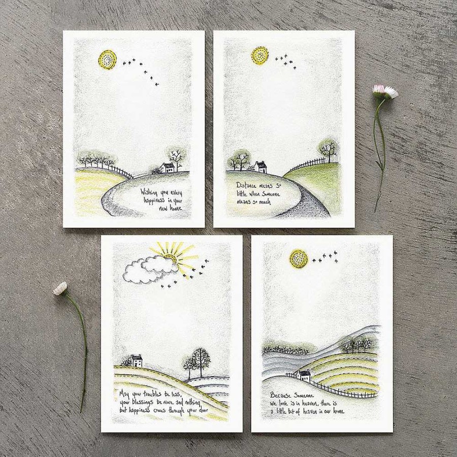 Romantic Cards | East of India East Of India 'Distance Means So Little' Countryside Card