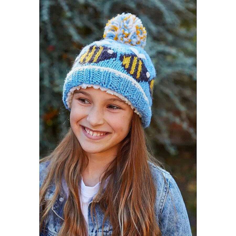 Fashion & Jewellery | Pachamama Pachamama Kids Bobble Hat Bumble Bee