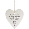 Ornaments | East of India East Of India 'Because Someone We Love' Porcelain Round Heart