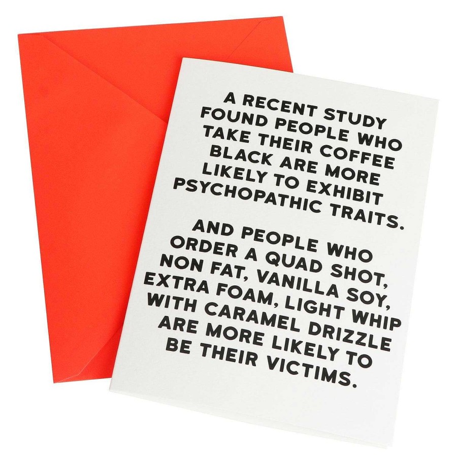 Funny Cards | Temptation Gifts Holy Flaps 'Quad Shot Coffee' Greetings Card