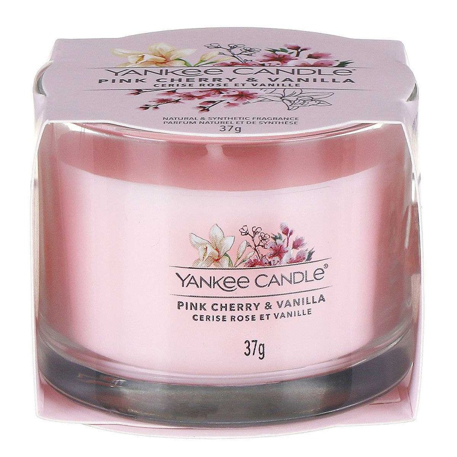 Candles & Fragrance | Yankee Candle Yankee Candle Pink Cherry Vanilla Single Signature Filled Votive