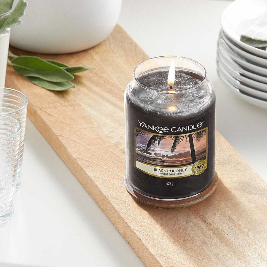 Jar Candles | Yankee Candle Yankee Candle Black Coconut Large Jar Candle