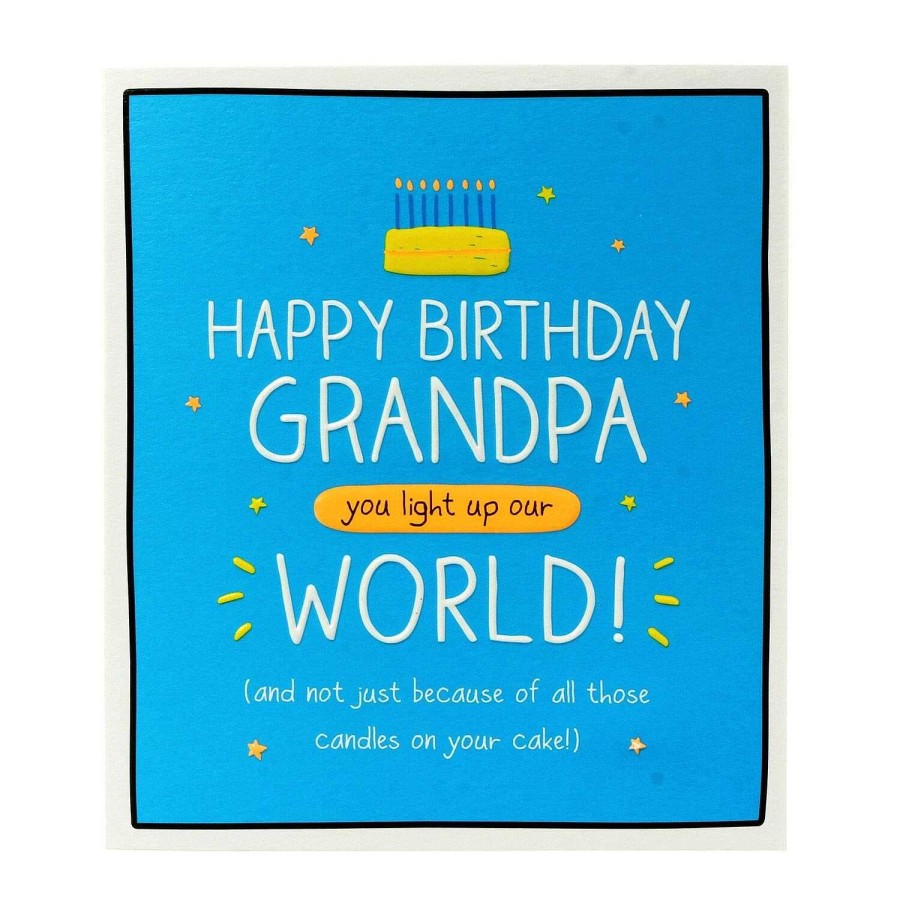 Cards For Him | Happy Jackson Happy Jackson You Light Up Our World Grandpa Birthday Card