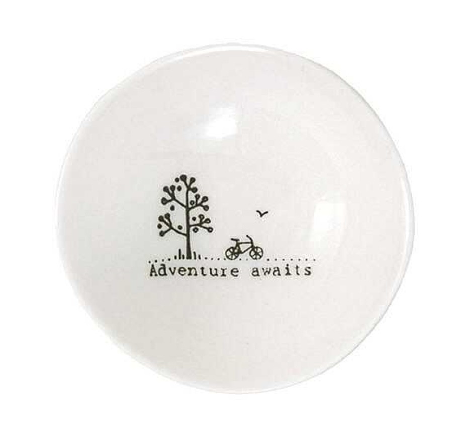 Ornaments | East of India East Of India 'Adventure Awaits' Small Wobbly Bowl